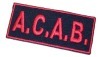 Acab Patch "red"